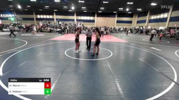 130 lbs Consi Of 8 #1 - Helena Marin, Mohave WC vs Kairie Makaio, South Kona WC