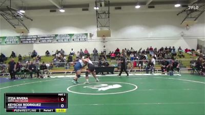 235 lbs Semifinal - Itzia Rivera, Santa Ana College vs Keyscha Rodriguez, Cerritos College