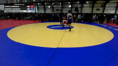 U12 FS - 135 lbs Champ. Round 1 - Merrick Stewart, Hillsboro Mat Club vs Gabe Baumann, Thunder Mountain Wrestling Club