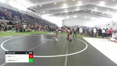156 lbs Round Of 32 - Jackson Hinz, Yucaipa Thunder WC vs Jaykob Williams, No Team