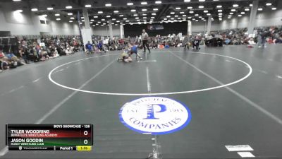 126 lbs Quarterfinal - Jason Goodin, Husky Wrestling Club vs Tyler Woodring, Berge Elite Wrestling Academy