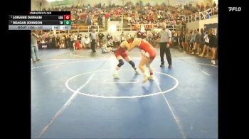 127 lbs Cons. Semi - Loraine Durham, London vs Reagan Johnson, THOMAS WORTHINGTON