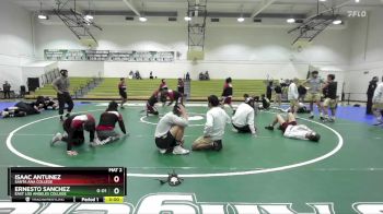 125 lbs Champ. Round 1 - Ernesto Sanchez, East Los Angeles College vs Isaac Antunez, Santa Ana College