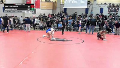 132 lbs Semifinal - Raica De Sousa, Woburn vs Melanie Miles, Putnam