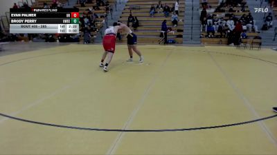 285 lbs Cons. Round 4 - Evan Palmer, UNATTACHED vs Brody Perry, UW-Eau Claire