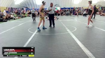 140 lbs Round 3 (8 Team) - Logan Irvin, Dayton Bandits vs John Davidson, FORGE