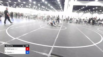 116 lbs Round Of 16 - Santiago Rodriguez, Mantanona TC vs Bryan Zavala, Ichiban WC