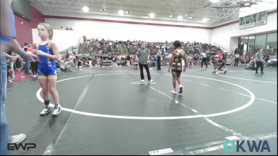 62 lbs Rr Rnd 1 - Summer Jones, Cowboy Wrestling Club vs Abigail Hall, Newkirk Takedown Club