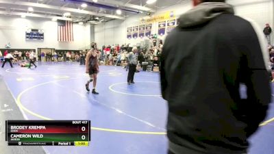 138 lbs Cons. Round 2 - Cameron Wild, Akron vs Brodey Krempa, Eden