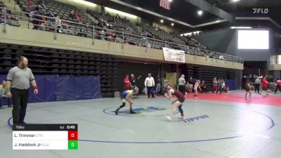 75 lbs Semifinal - Logan Trimmer, Etters, PA vs Jared Haddock Jr, Ellendale, DE