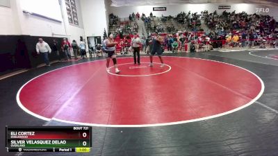 285 lbs Cons. Round 5 - Eli Cortez, Englewood vs Silver Velasquez DeLao, Overland