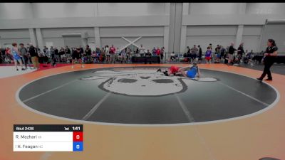 150 lbs C-8 #2 - Ryan Mazhari, Virginia vs Hunter Feagan, North Carolina
