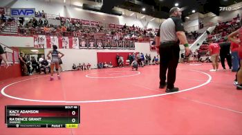 117 lbs Champ. Round 2 - Kacy Adamson, MARLOW vs Ra`Dence Grant, SHAWNEE