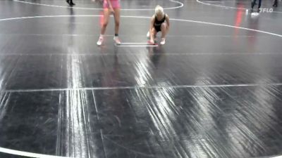 100 lbs Round 1 - Amelia Peterson, Morris Fitness Wrestling vs Joy **Younan, Blackman Wrestling Club