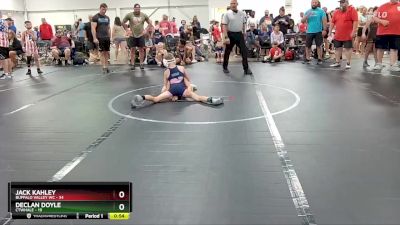 80 lbs Round 3 (4 Team) - Jack Kahley, Buffalo Valley WC vs Declan Doyle, CTWHALE