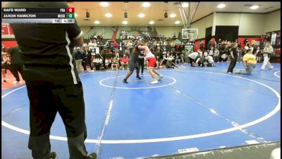 285 lbs Consi Of 16 #2 - Rafe Ward, Prague vs Jaxon Hamilton, Muskogee