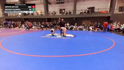 U10 FS - 77 lbs Semis - Zephyr Neylon, Beaver Dam Wrestling Club vs Brooks Caldwell, Pioneer Grappling Academy