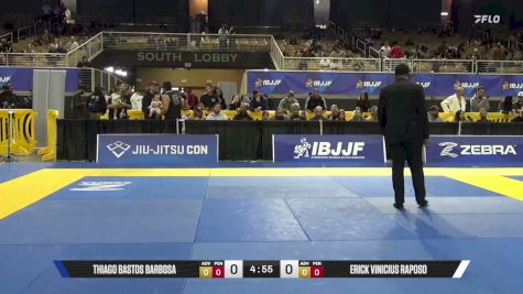 Erick Vinicius Raposo vs Thiago Bastos Barbosa 2026 Pan Jiu Jitsu IBJJF Championship