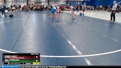 Elite 197 lbs Cons. Round 3 - Ben Strehlow, Luther vs Corey Hyatt, Southeast Community College