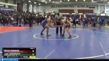 215 lbs Round 1 (3 Team) - Gabe Wainwright, Gouverneur Sr HS vs Devyn Morrison, Falconer-Cassadaga Valley