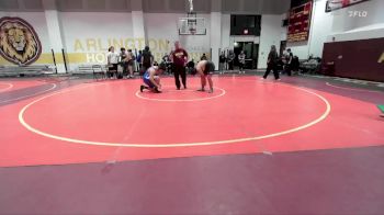 285 lbs Cons. Round 1 - Calvin Powell, Palm Desert vs Hugo Sanchez, Nuview Bridge