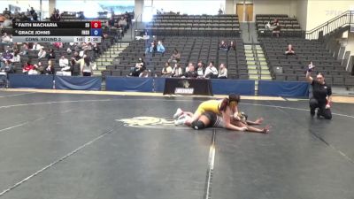 207 lbs Cons. Round 3 - Faith Macharia, Schreiner University vs Grace Johns, Fort Hays State