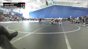 113 lbs Quarterfinal - Michael Hernandez, Free State vs Jerredy Nilges, Mill Valley