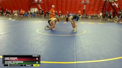 178-180 lbs Round 2 - Jase Kroger, Canton C-Hawks vs Tayden Amundson, WCAABE Knights