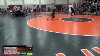 SPW-6 lbs Semifinal - Cash Helmrichs, Waverly Area Wrestling Club vs Kye Richardson, Tomahawk Wrestling Club