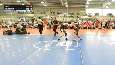 145 lbs Rr Rnd 1 - Kai Ly, MetroWest United Lightning - HSB vs Brad Safir, Vougars Wrestling - HSB