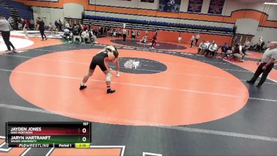 157 lbs Cons. Round 4 - Jayden Jones, Ohio Northern vs Jaryn Hartranft, Wilkes University