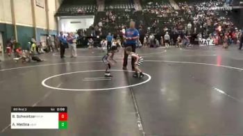 40 lbs Prelims - Brigham Schweitzer, Broken Bow Wrestling Club vs Annabelle Medina, Unattached