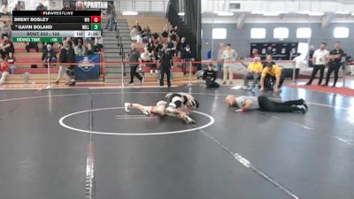 125 lbs Cons. Round 3 - Brent Bosley, Wheeling vs Gavin Boland, Millersville