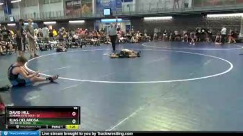 90 lbs Round 3 (8 Team) - David Hill, Alabama Elite Gold vs Ilias Delarosa, The Big MF Purge