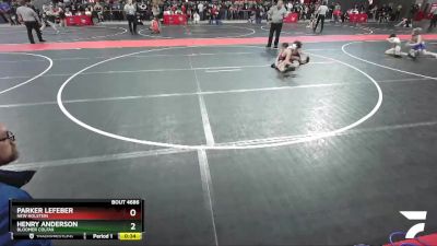 90 lbs Semifinal - Henry Anderson, Bloomer Colfax vs Parker Lefeber, New Holstein