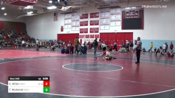 149 lbs Quarterfinal - Ethen Miller, Maryland - Unatt vs Trae Mcdaniel, Army Prep