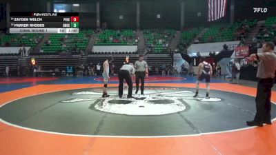 1A-4A 120 Cons. Round 1 - Parker Rhodes, Susan Moore Hs vs Zayden Welch, Pleasant Valley