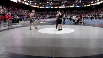 6A 285 lbs Cons. Round 2 - Riley Kunz, Ridgevue vs Kingston Critchfield, Eagle