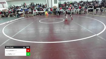 120 lbs Semifinal - Charlie Lussier, Whitman-Hanson vs Justin Kelly, Shepherd Hill