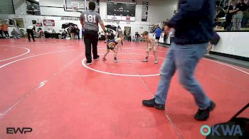 49 lbs Final - Michael Cawthorne, Tiger Trained Wrestling vs Kane Leyba, Team Tulsa Wrestling Club