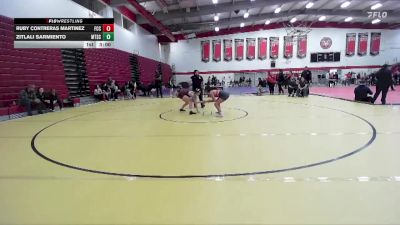 131 lbs Round 2 (3 Team) - Zitlali Sarmiento, Mt. San Antonio College vs Ruby Contreras Martinez, Fresno City College