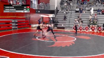 150 lbs Semifinal - Chris Davis, Iowa City, City High vs Aiden Robson, Newton