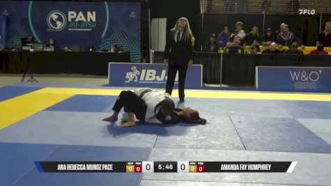 Amanda Fay Humphrey vs Ana Rebecca Munoz Pace 2026 Pan Jiu Jitsu IBJJF Championship