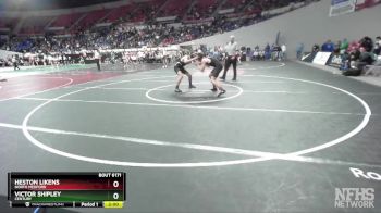 6A-150 lbs Champ. Round 2 - Heston Likens, North Medford vs Victor Shipley, Century