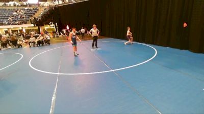 7th - 8th grade - 115 Champ. Round 2 - Xavier Luna, Ironhawk Wrestling Academy vs Finn Ritter, Iowa