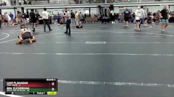 138 lbs Round 5 (8 Team) - Ben Zuckerman, South Side WC Black vs Liam Flanagan, TNWC White