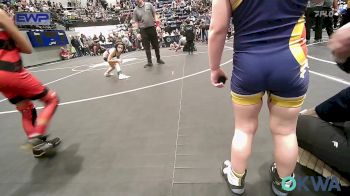 43/46 lbs Rr Rnd 1 - McKinley Albiston, Geary Youth Wrestling vs Ember Shelton, Team Tulsa Wrestling Club