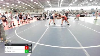 285 lbs Round Of 32 - Tyson Carroll, Steller Trained Embo vs Ryan Fisher, Shore Thing Surf