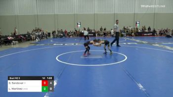 43 lbs Prelims - Graham Sandoval, Team Techfall vs Landon Martinez, Oklahoma Boyz