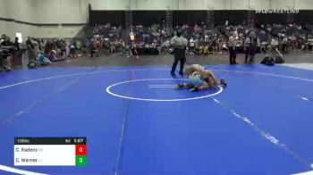 138 lbs Prelims - Clay Radenz, ND vs Channing Warner, UT